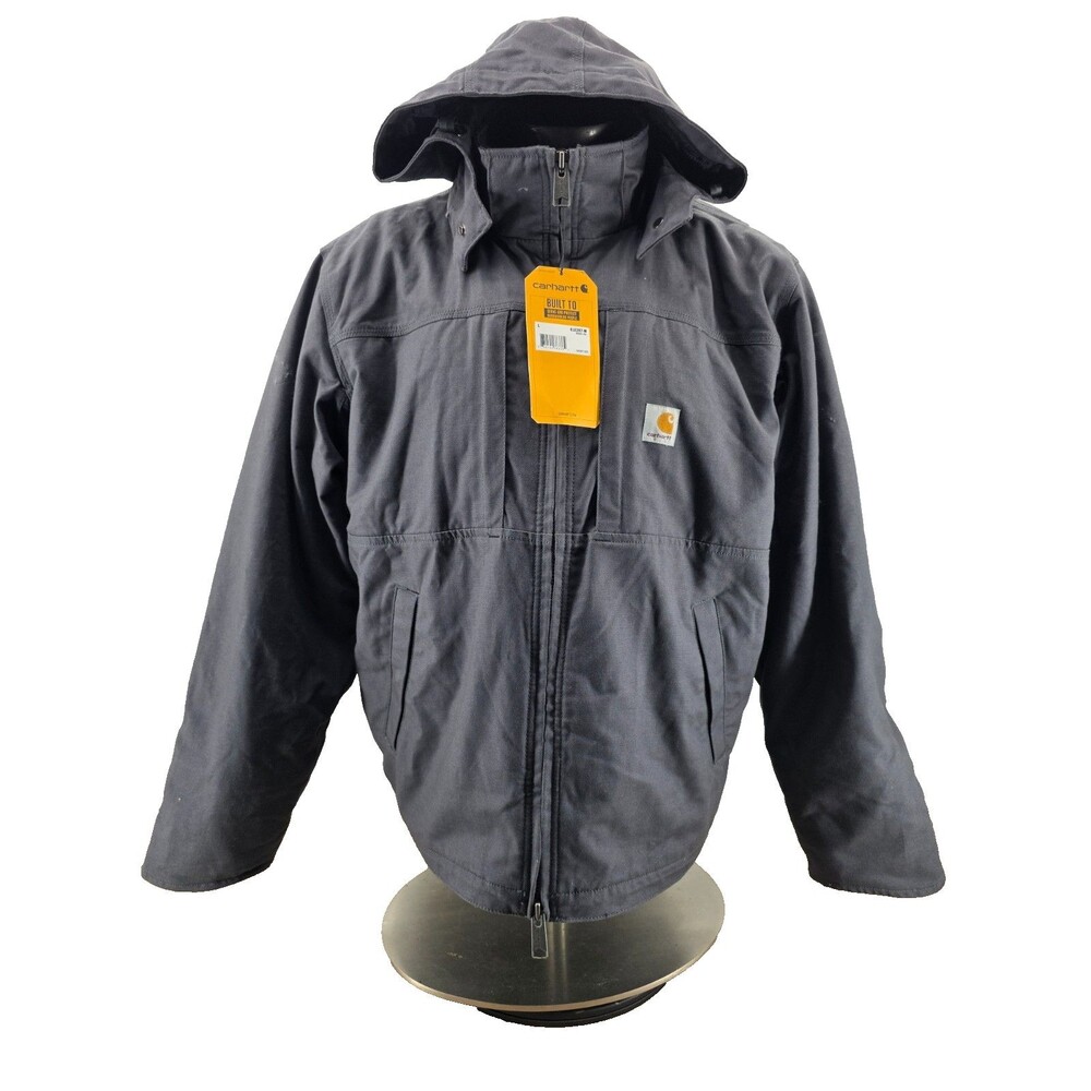 Carhartt Jacket OJ2207-M Hooded Insulated Quilted Mens L Loose Fit